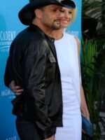 Southern Voice Album Tim Mcgraw Black Leather Jacket - Image 4