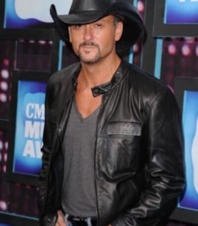 Southern Voice Album Tim Mcgraw Black Leather Jacket