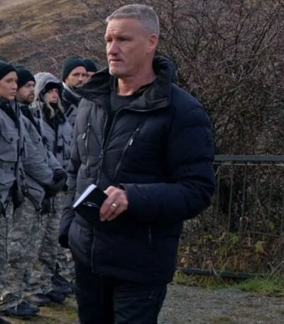 Special Forces Worlds Toughest Test Billy Billingham Black Puffer Jacket