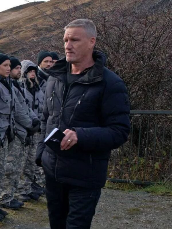 Special Forces Worlds Toughest Test Billy Billingham Black Puffer Jacket
