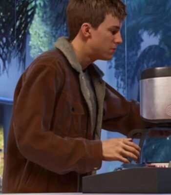 Spider Man 2 Peter Parker Brown Suede Jacket
