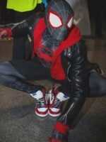 Spider Man Across the Spider Verse Miles Morales Leather Jacket