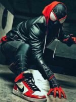 Spider Man Across the Spider Verse Miles Morales Leather Jacket