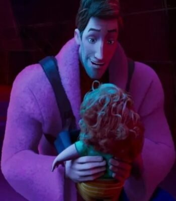 Spider Man Across the Spider Verse Peter B Parker Pink Coat