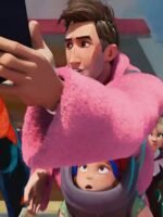 Spider Man Across the Spider Verse Peter B Parker Pink Coat