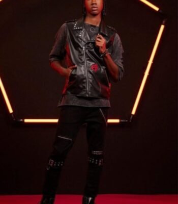 Spider Man Across the Spider Verse Spider Punk Leather Vest