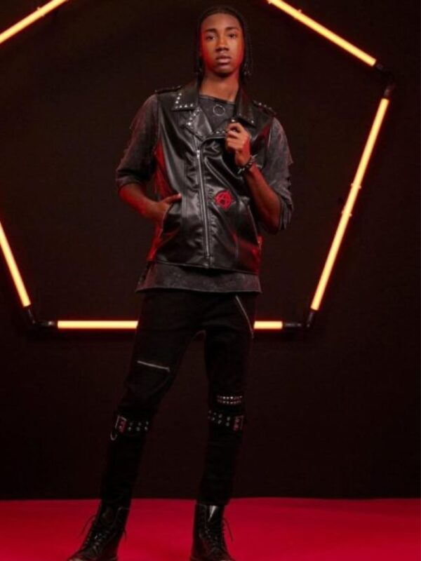 Spider Man Across the Spider Verse Spider Punk Leather Vest
