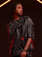 Spider Man Across the Spider Verse Spider Punk Leather Vest