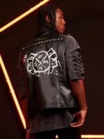 Spider Man Across the Spider Verse Spider Punk Leather Vest