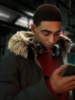 Spider Man Miles Morales Fur Hooded Parka Jacket
