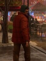 Spider Man Miles Morales Red Quilted Puffer Jacket