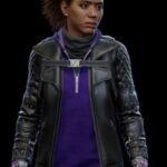 Spider Man Miles Morales Tinkerer Black Quilted Leather Jacket