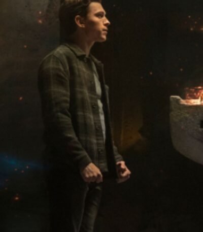 Spider Man No Way Home Peter Parker Plaid Jacket