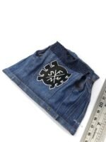 Spider Punk Spiderman Blue Denim Vest