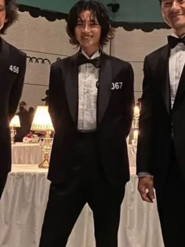 Squid Game S01 Final Game Black Tuxedo Suit