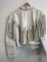 St. Vincent The Nowhere Inn White Fringe Jacket