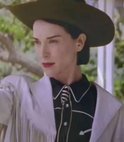 St. Vincent The Nowhere Inn White Fringe Jacket
