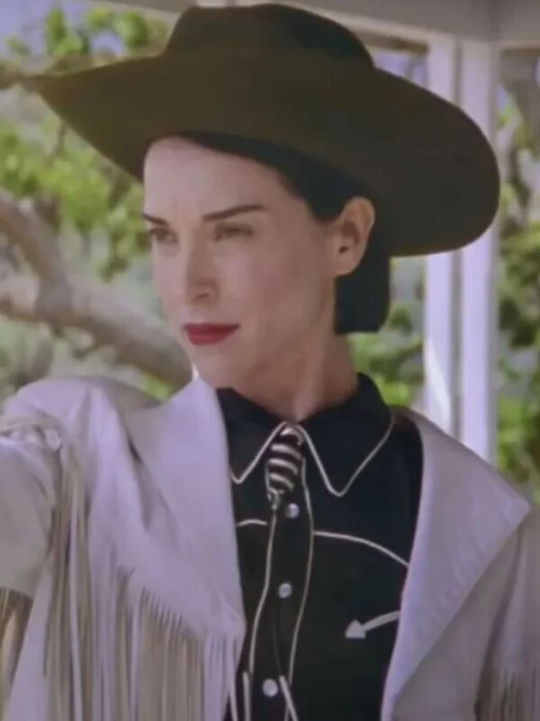 St. Vincent The Nowhere Inn White Fringe Jacket
