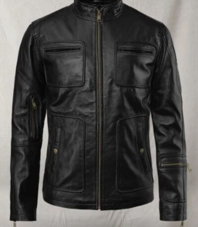 Star Trek Cafe Racer Captain Kirk Black Jacket