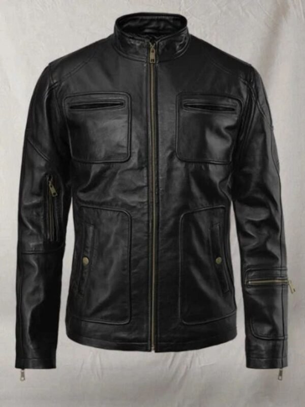 Star Trek Cafe Racer Captain Kirk Black Jacket
