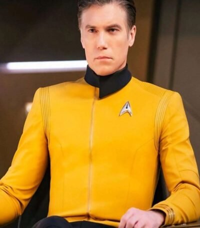 Star Trek Captain Christopher Pike Yellow Jacket