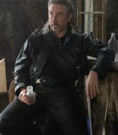 Star Trek Discovery Zareh Black Leather Coat