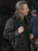 Star Trek Discovery Zareh Black Leather Coat
