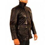 Star Trek Into Darkness Admiral James T. Kirk Black Leather Jacket