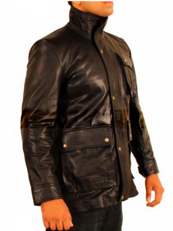 Star Trek Into Darkness Admiral James T. Kirk Black Leather Jacket