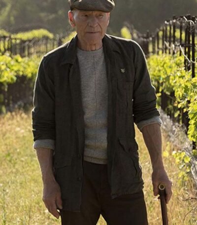 Star Trek Picard S01 Patrick Stewart Black Jacket