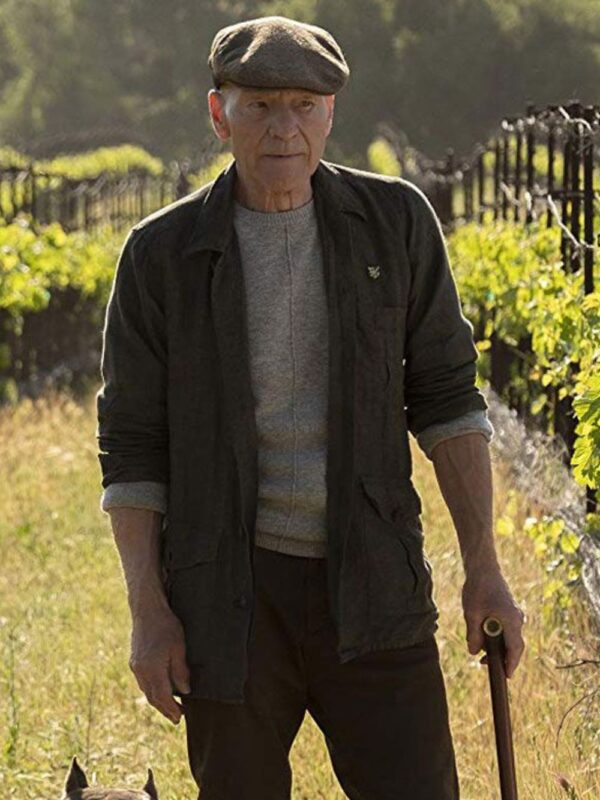 Star Trek Picard S01 Patrick Stewart Black Jacket