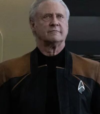 Star Trek Picard S03 Brent Spiner Leather Jacket