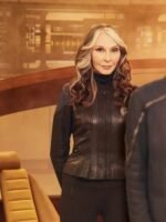 Star Trek Picard S03 Gates McFadden Leather Jacket