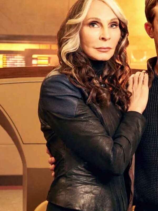 Star Trek Picard S03 Gates McFadden Leather Jacket
