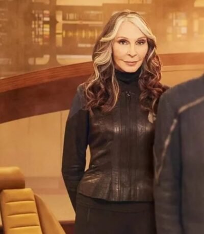 Star Trek Picard S03 Gates McFadden Leather Jacket