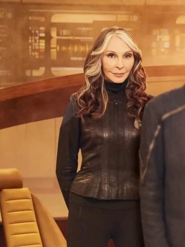 Star Trek Picard S03 Gates McFadden Leather Jacket