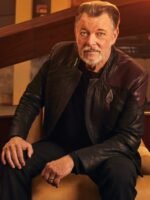 Star Trek Picard S03 Jonathan Frakes Leather Jacket