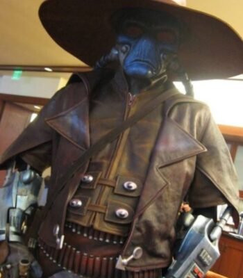 Star Wars The Clone Wars Cad Bane Leather Tail Jacket