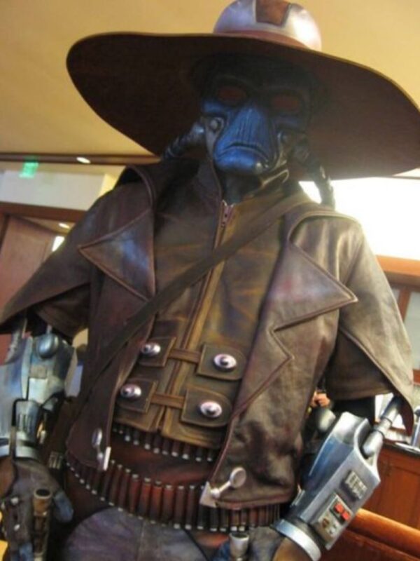Star Wars The Clone Wars Cad Bane Leather Tail Jacket