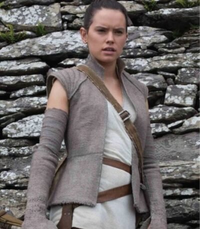 Star Wars The Last Jedi Rey Grey Vest