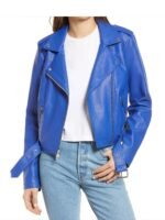 Stargirl Courtney Whitmore S02 Blue Biker Jacket