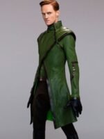 Stargirl Henry King Brainwave Green Leather Coat