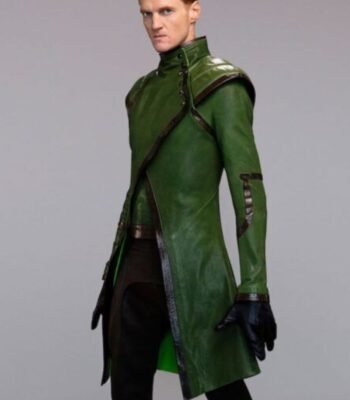 Stargirl Henry King Brainwave Green Leather Coat