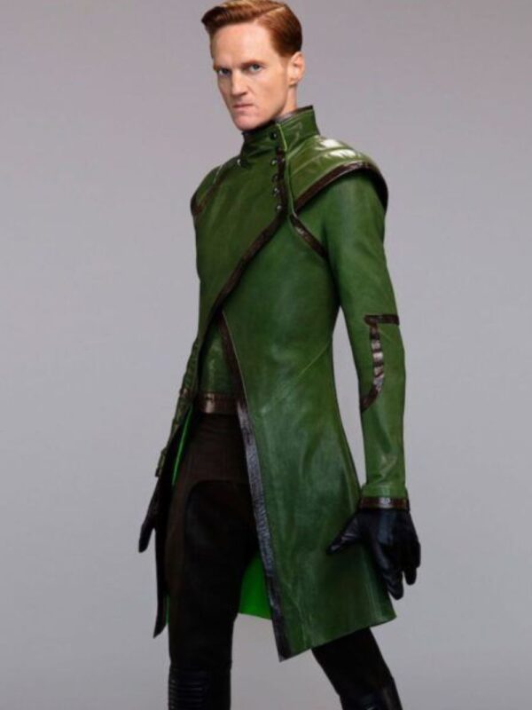 Stargirl Henry King Brainwave Green Leather Coat