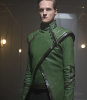 Stargirl Henry King Brainwave Green Leather Coat