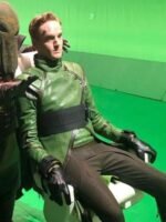 Stargirl Henry King Brainwave Green Leather Coat