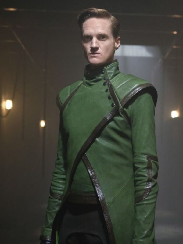Stargirl Henry King Brainwave Green Leather Coat