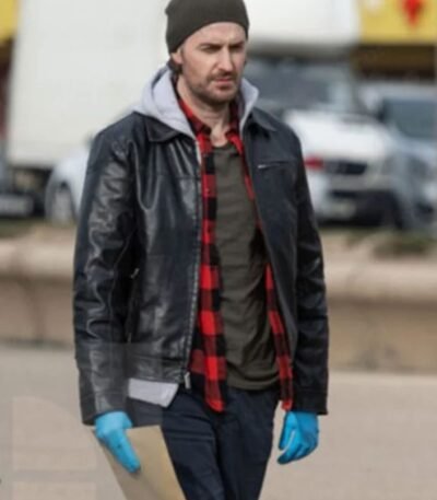 Stay Close S01 EP03 Ray Levine Black Leather Jacket