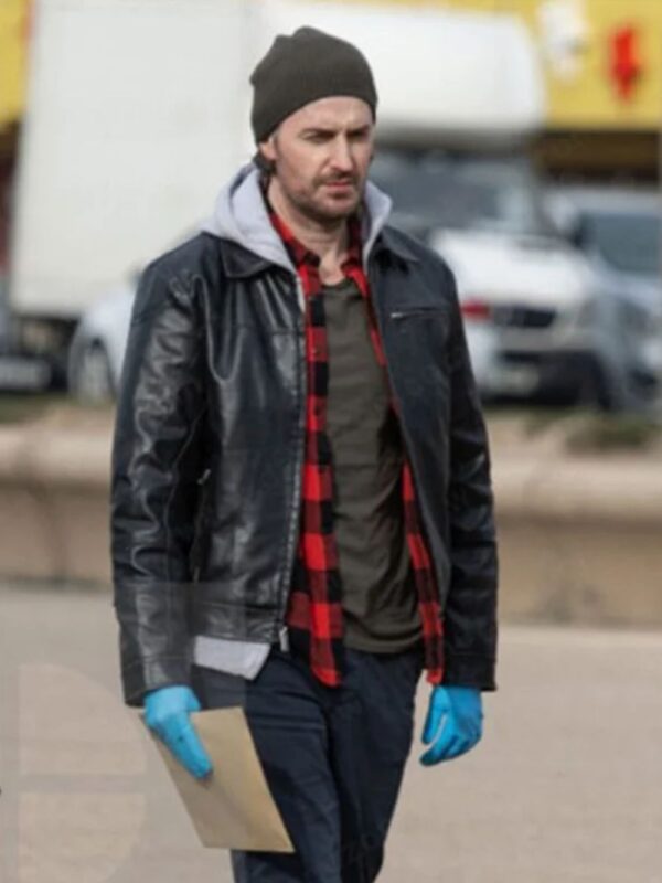 Stay Close S01 EP03 Ray Levine Black Leather Jacket