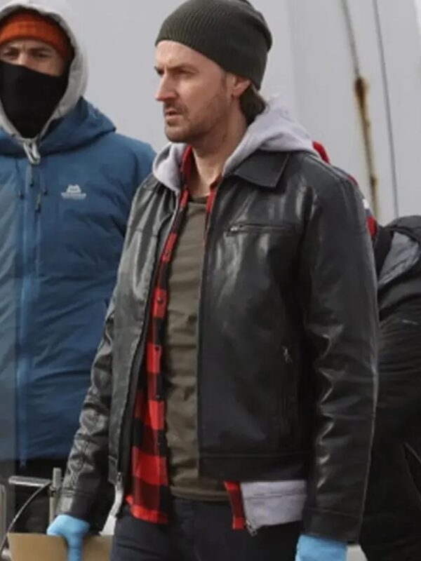 Stay Close S01 EP03 Ray Levine Black Leather Jacket